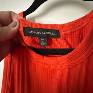 Banana Republic Dress tomato Red NEW never worn